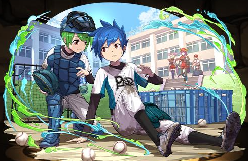 野球部の兄弟バッテリー・ウミサチヤマサチ