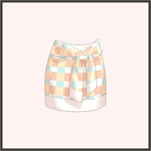 プリントミニスカート（柄）