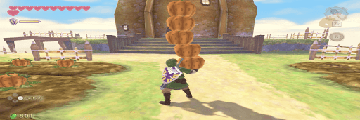 かぼちゃを納屋まで運ぶ