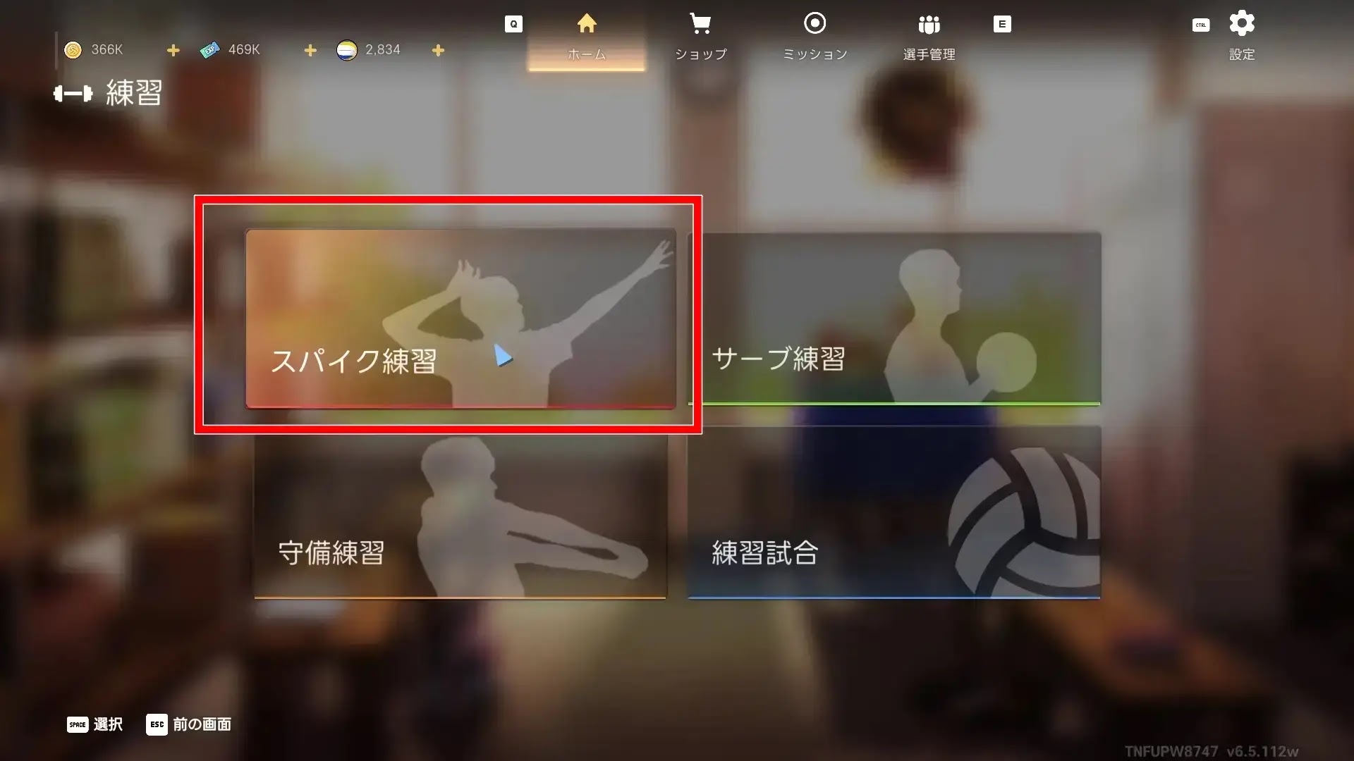 練習からスパイク練習できる