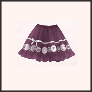 お嬢様スカート