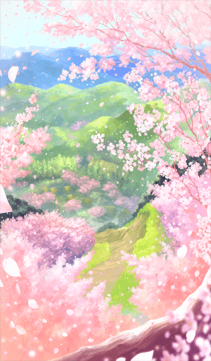 桜色の風景