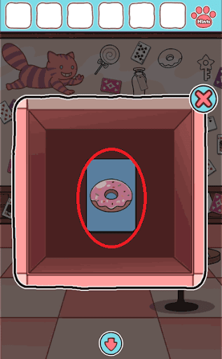 不思議の国のニャリス_ドーナツのカードの入手