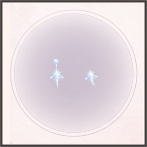 輝く耳飾り★雪の女王・エルサ