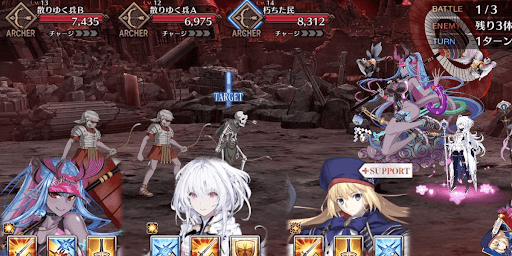 fgo-傲慢の都_バトル1