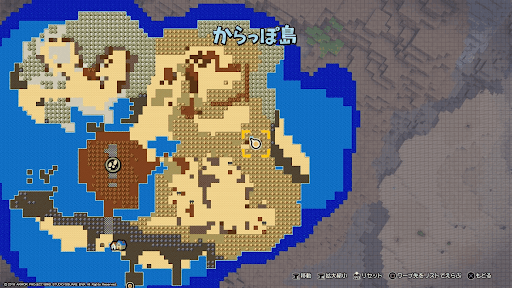 滝が流れる小屋-場所