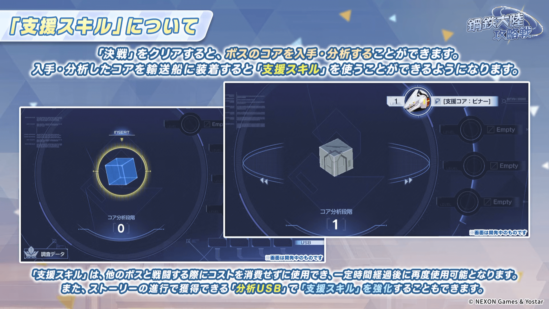 支援スキルを使用可能