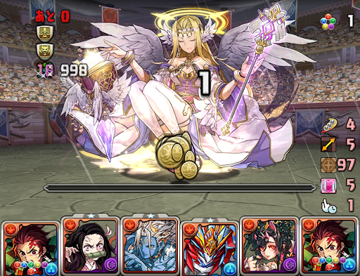 降臨希石ラッシュ-炭治郎パーティ