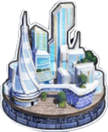 大神殿を望む都