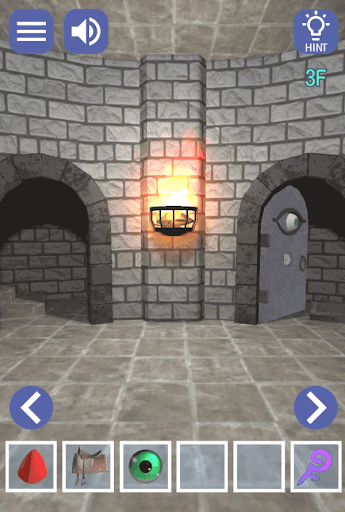 ドラゴンと魔法使いの住む塔_3階_左側に移動する