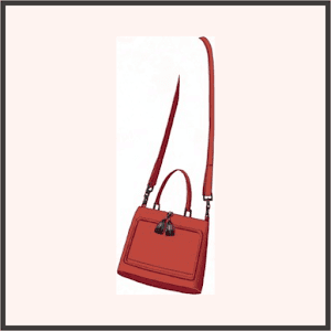 麦の穂バッグ（赤）