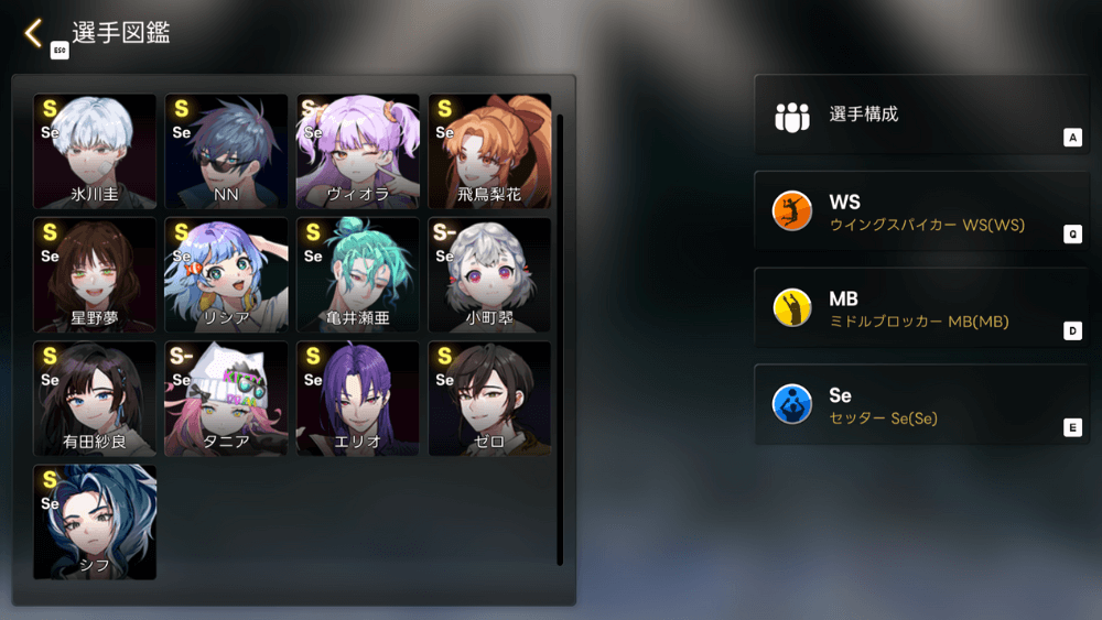 序盤はWSが欲しいためSeは評価低め