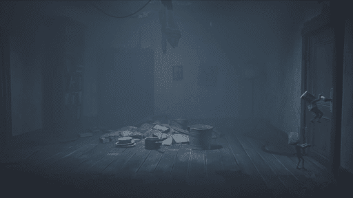 シックスと協力してドアを開ける