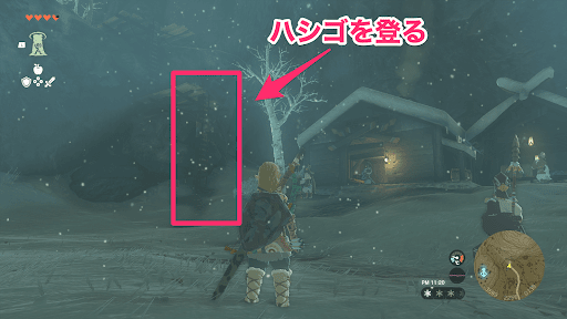 山道を登って行く