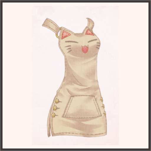 モモの吊りスカート（茶）