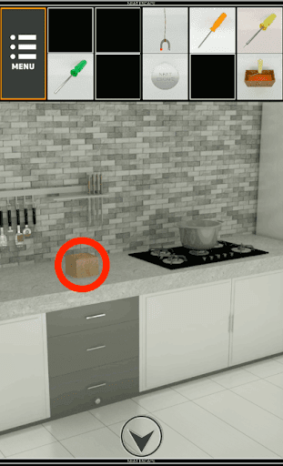 GarageHouse_キッチンの箱を拡大する