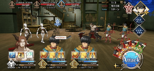 fgo-酒場の乱痴気騒ぎを解決せよ！_バトル1