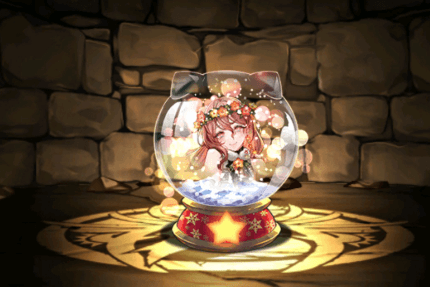 聖夜の花女王・フローディアのスノードーム