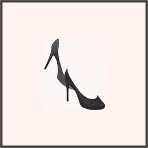 エナメルハイヒール（黒）