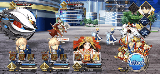 fgo-大神殿を望む都_バトル3