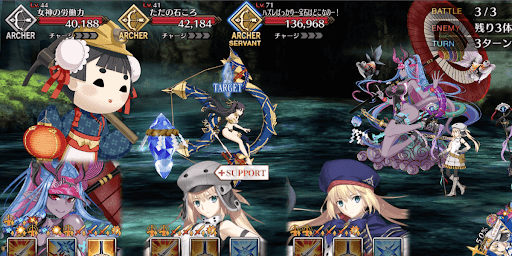 fgo-岩集め宝石を集めて三千里_バトル3