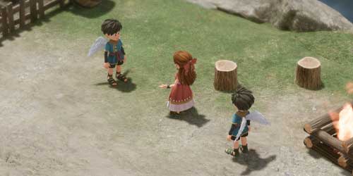 DQ7リイマジンド_フィリアがからかわれている