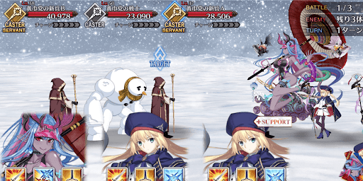 fgo-ルート整備大作戦！パウダーダスト級_バトル1