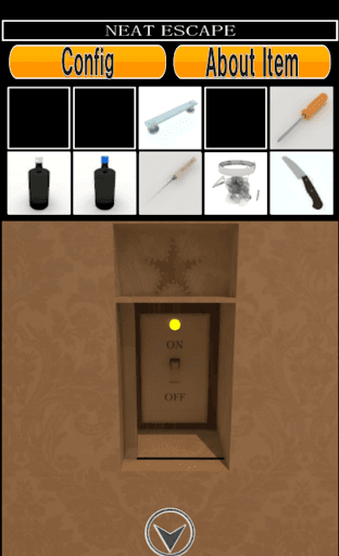 BARからの脱出_廊下奥の壁