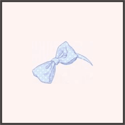 夏色リボンカチューシャ（青）