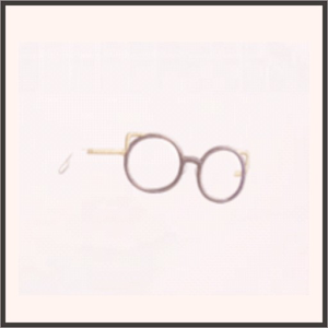 猫耳メガネ（茶）