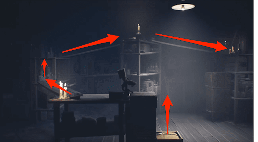 ノームを誘導した道を辿る