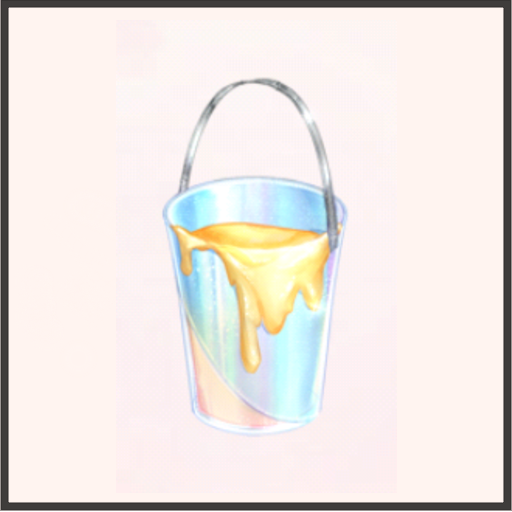 個性のペンキ缶