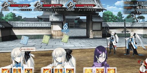 fgo-怪異退治 増上寺 消えた禁呪書_バトル1