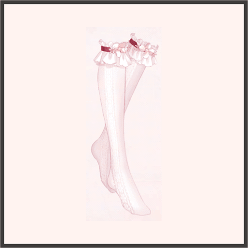 ふりふりレースの靴下