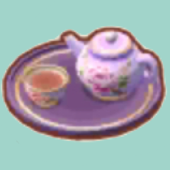 パステルチャイナなティーセット