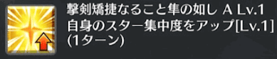 撃剣矯捷なること隼の如し[A]