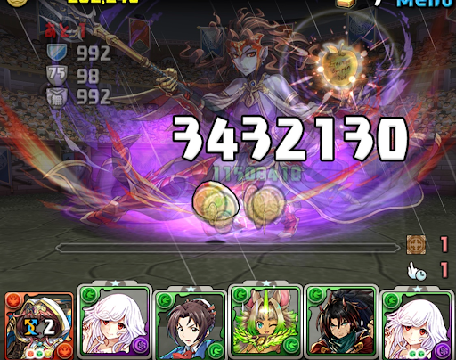 降臨希石ラッシュ-撫子パーティ