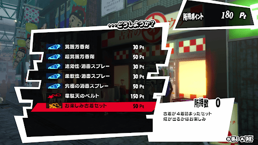 防具は古着屋で集める