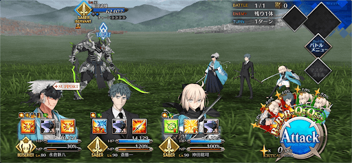 fgo-魔甲斐大戦カワナカジマ1戦①