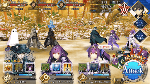 fgo-第二の特訓 サンセット・アスレチック_バトル