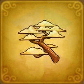 たそがれの樹木