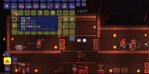 NPCが限定アイテムを販売する