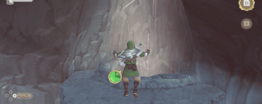 ゼルダSWS_上昇気流で上へ向かう