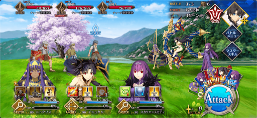 fgo-山賊ハント_バトル