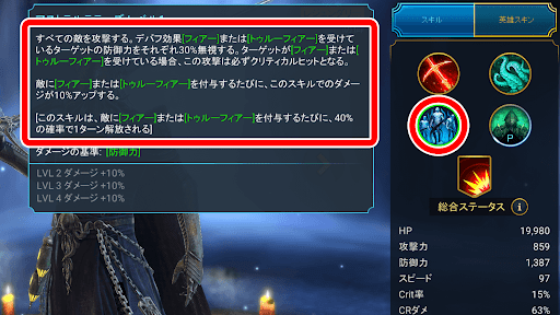 フィアー状態の敵を優先して攻撃する
