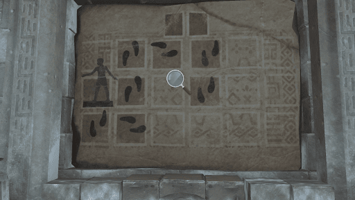 物や痕跡が残っている場所を探す