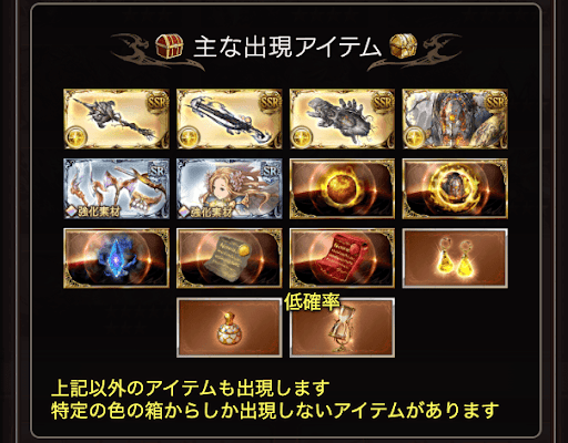 ドロップアイテム