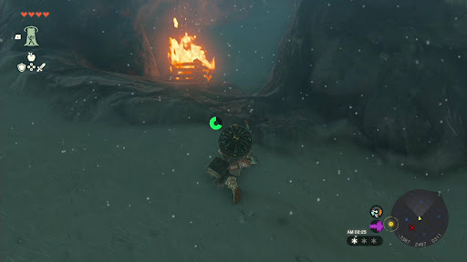 チューリ_④かがり火のある洞窟