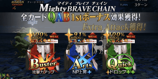  マイティチェインで攻める