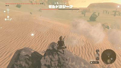 飛び出した瞬間にバクダン花を当てよう